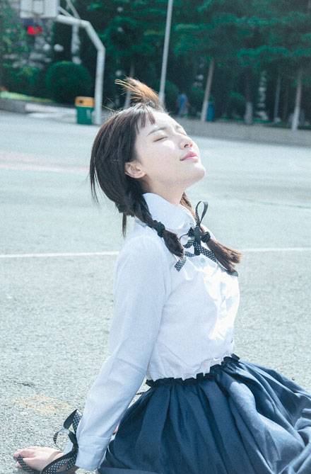 最美校服女生高晴日系制服写真（6）
