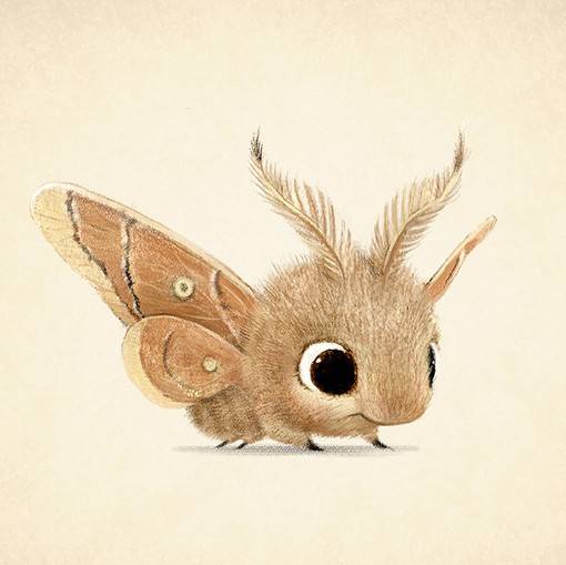最萌的小动物插画插图作品欣赏