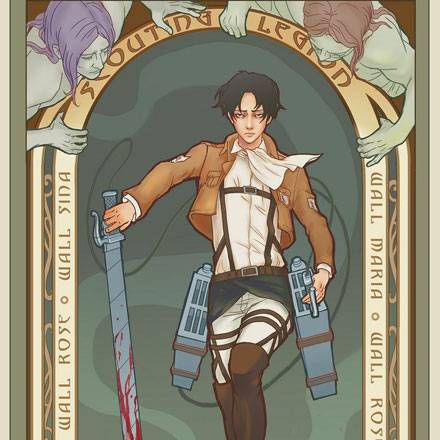 《进击的巨人》利维尔兵长图集(11)