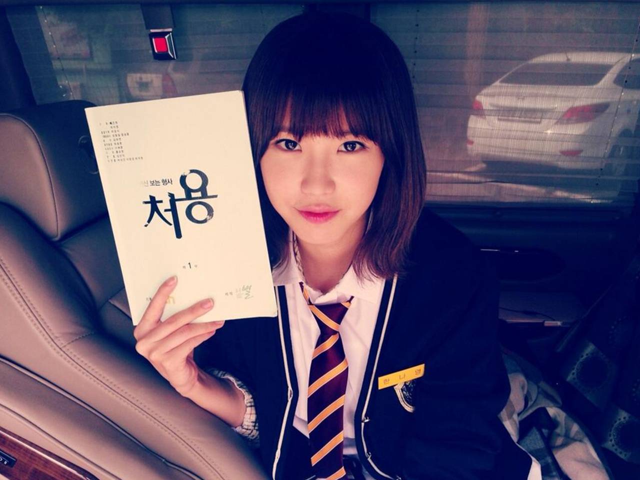 韩国超萌学生妹子自拍照第2张图片