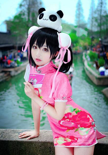 小柔SeeU矢泽妮可旗袍未觉醒Cos（2）