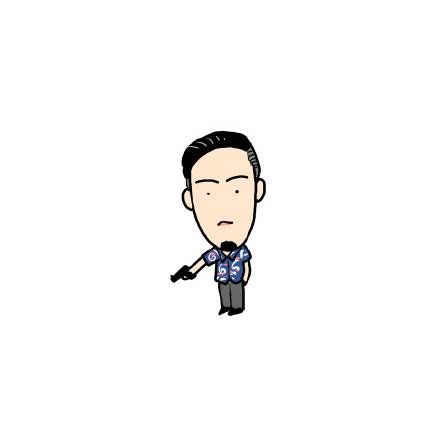 热剧《余罪》的萌系Q版小人物手绘漫画头像