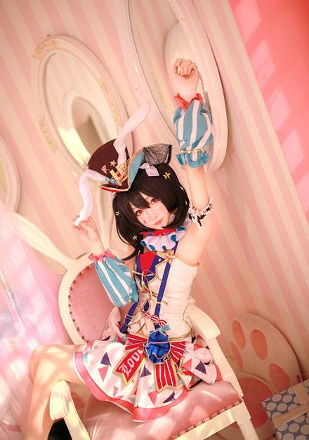 可爱萌妹矢泽妮可马戏团觉醒COS（6）