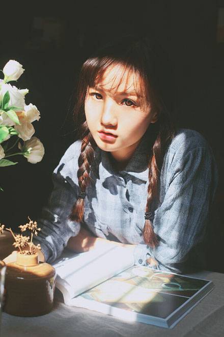 双马尾少女日系胶片写真（6）