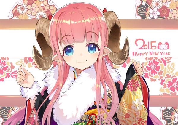 二次元美少女2015恭贺新年图集二（7）