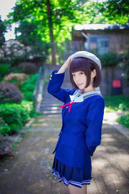 清纯萌妹加藤惠制服COS（1）