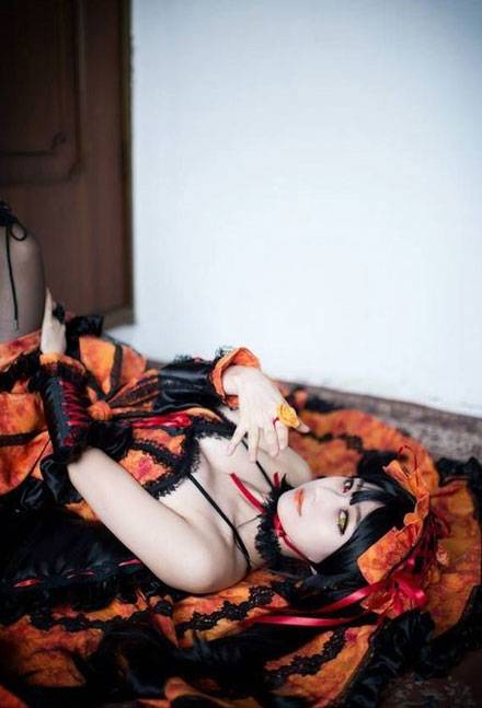 螺旋猫dolljj双色瞳萝莉时崎狂三cos（8）