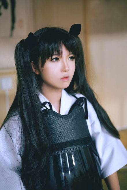 萌妹《Fate》远坂凛COS（9）