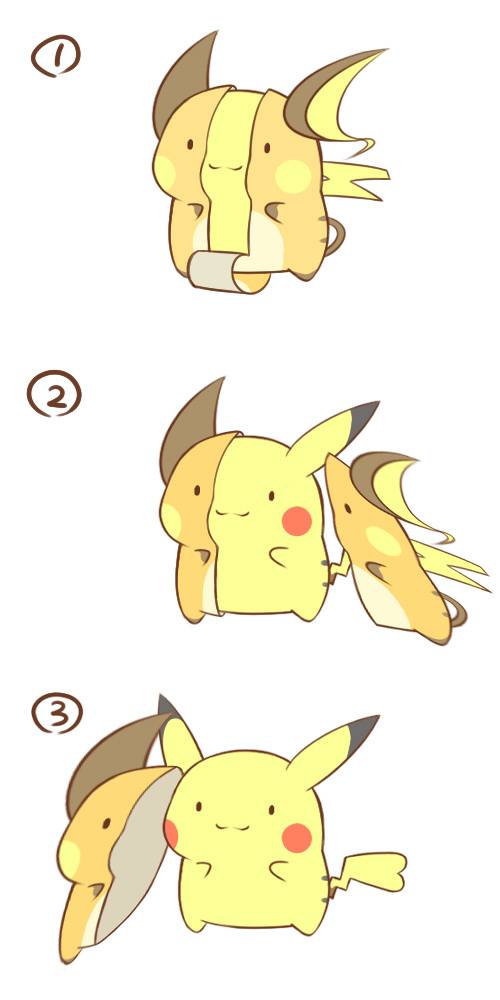 专注画宠物小精灵雷丘30年的画手！各种萌萌哒