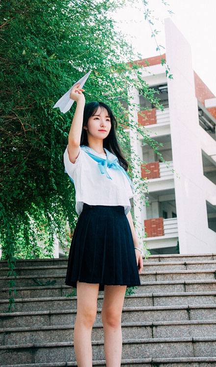 小清新少女JK制服写真（10）