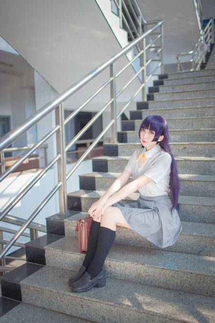 《俺妹》五更琉璃制服COS（7）