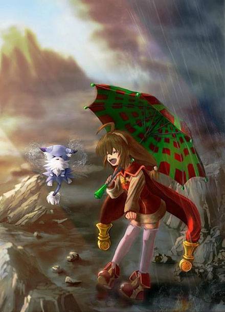 二次元打伞美少女合集(12)