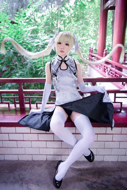 《缘之空》穹妹旗袍精美COS（2）