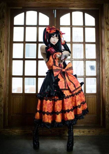 螺旋猫dolljj双色瞳萝莉时崎狂三cos（12）