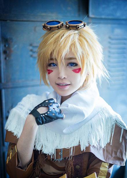 lol探险家ez螺旋猫tomia反串cos（3）