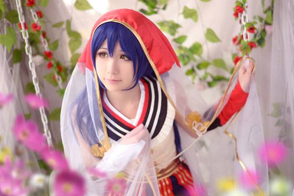 园田海未童话觉醒仙鹤报恩COS（1）