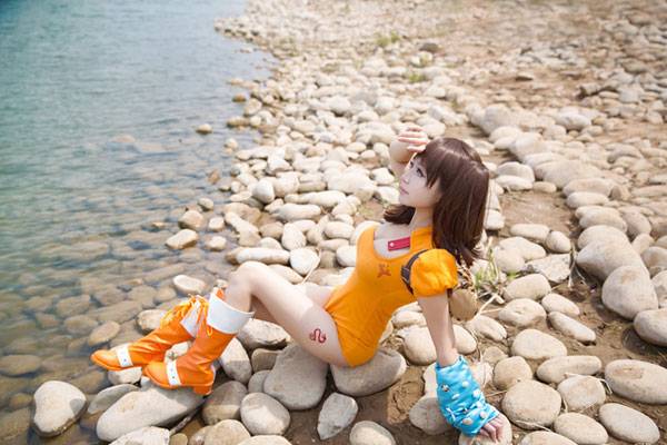 巨乳萌妹《七宗罪》黛安COS（4）