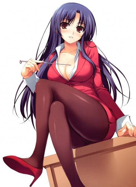 二次元巨乳麻辣女教师美图赏析（2）