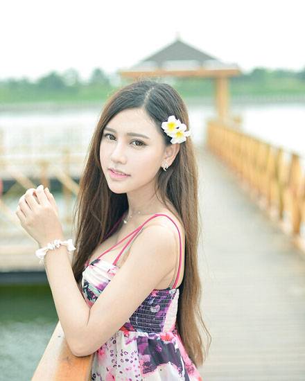 嫩模milk楚楚海边日系清新写真（13）