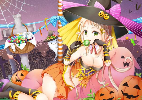 二次元万圣节美少女精美图集二（5）