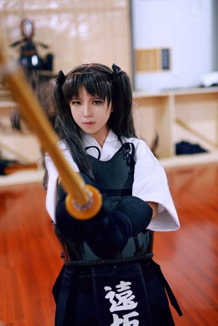 萌妹《Fate》远坂凛COS（3）