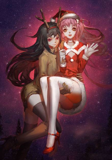 二次元美少女2015恭贺新年图集（14）