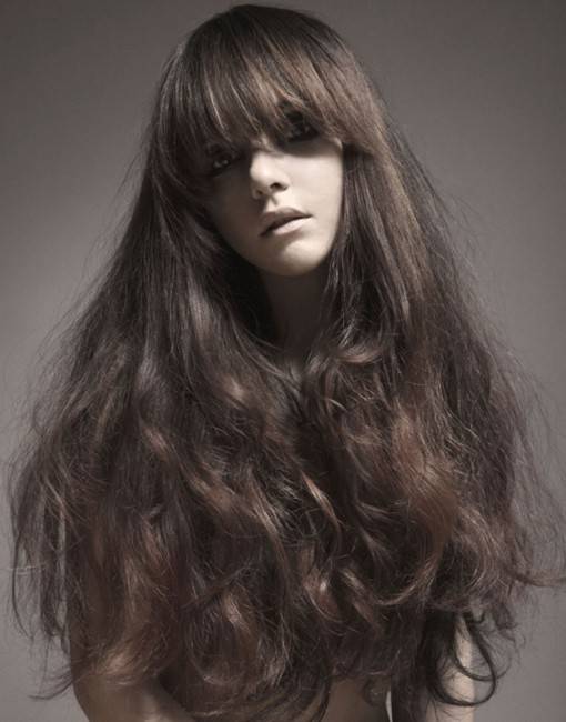 暖色调唯美的女生长发及腰小清新图片