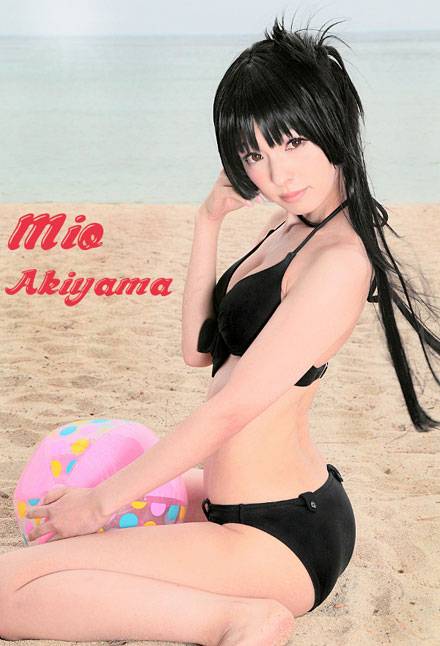 《轻音少女》秋山澪比基尼COS（5）