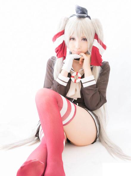 舰娘天津风11区萌妹福利cos（2）