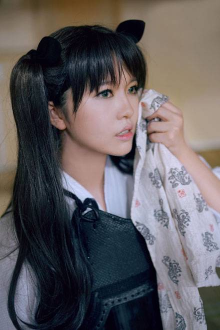 萌妹《Fate》远坂凛COS（8）