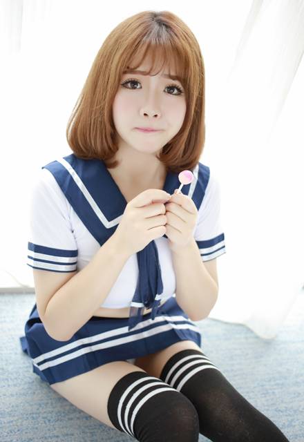 嫩模徐cake室内水手服写真（13）