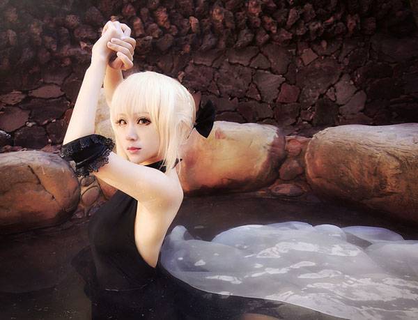 saber泳装cosplay013