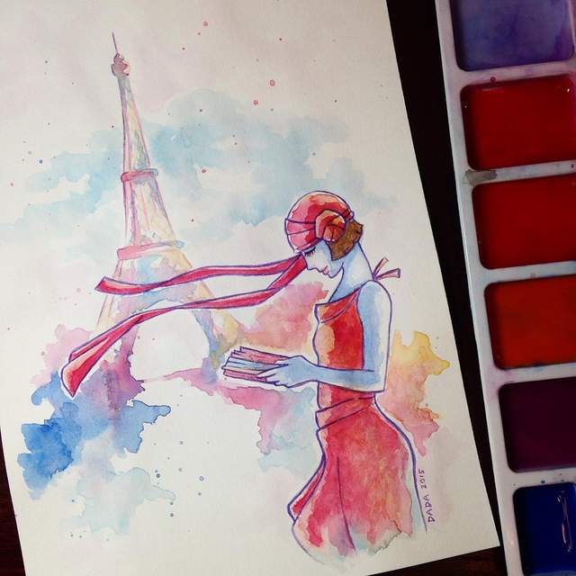 《迪士尼公主半颜艺术画》细緻的色铅笔表现出不一样的插图 - 图片2