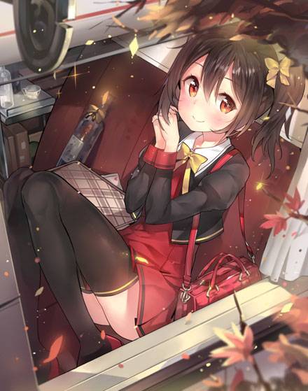 感觉温暖的动漫美女-015