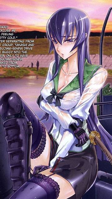 《学园默示录》毒岛冴子美图(4)