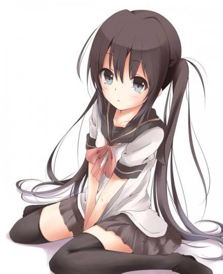 二次元鸭子坐丝袜美少女图赏(10)