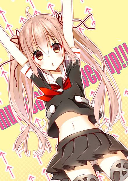 二次元露脐水手服萌妹子福利图集（14）