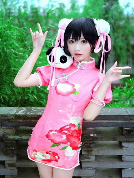 小柔SeeU矢泽妮可旗袍未觉醒Cos（6）