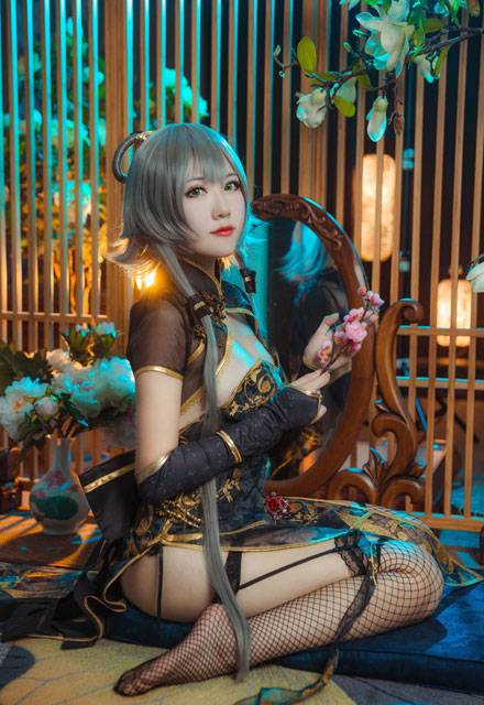 《金丝雀》旗袍洛天依COS（1）