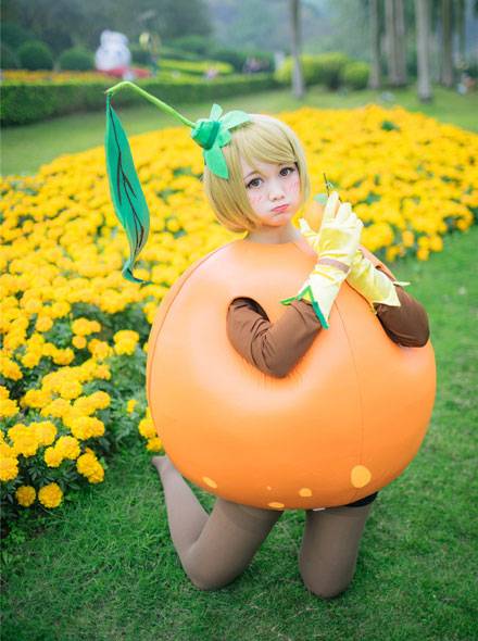 清纯萌妹小泉花阳可爱COS(2)