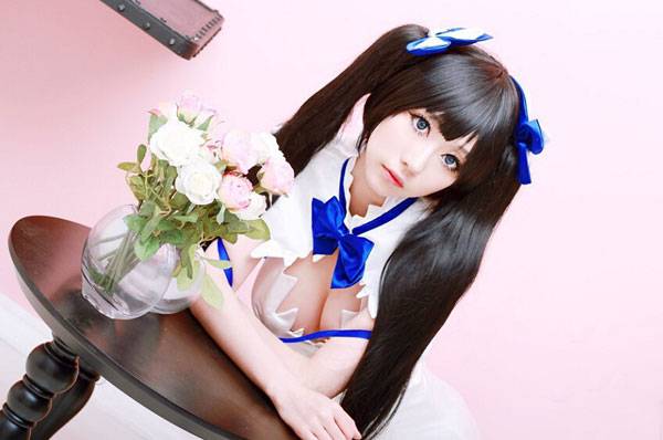 韩国清纯萌妹SAIDA赫斯缇雅COS（4）