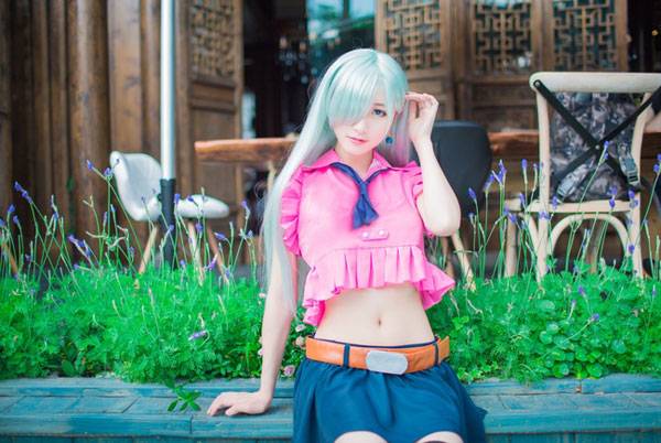甜美萌妹《七原罪》伊丽莎白COS（10）