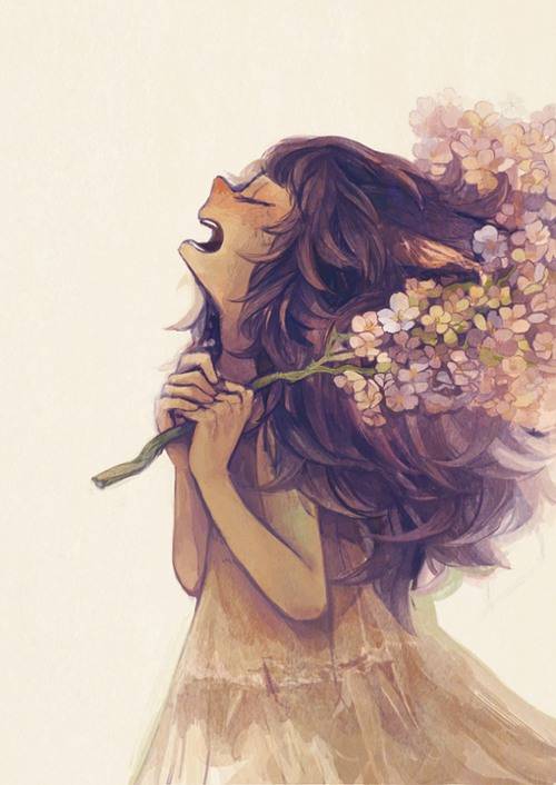 唯美浪漫插画图片