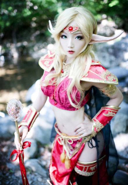 Miyuko《魔兽世界》血精灵Cosplay（1）