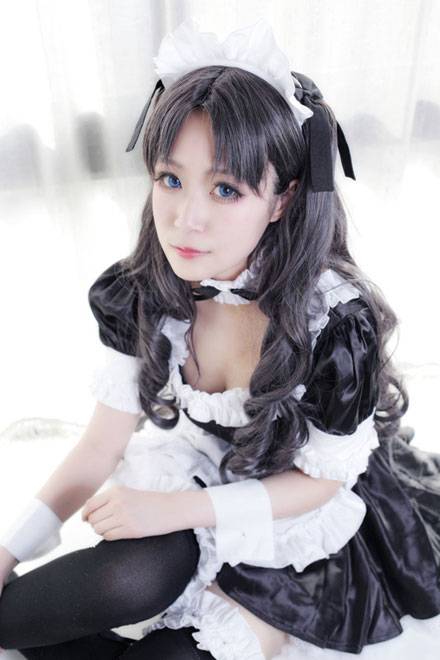 《Fate》远坂凛女仆装Cos（2）