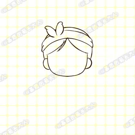 画一位娇滴滴萌萌哒的卡通女生的简笔画教程