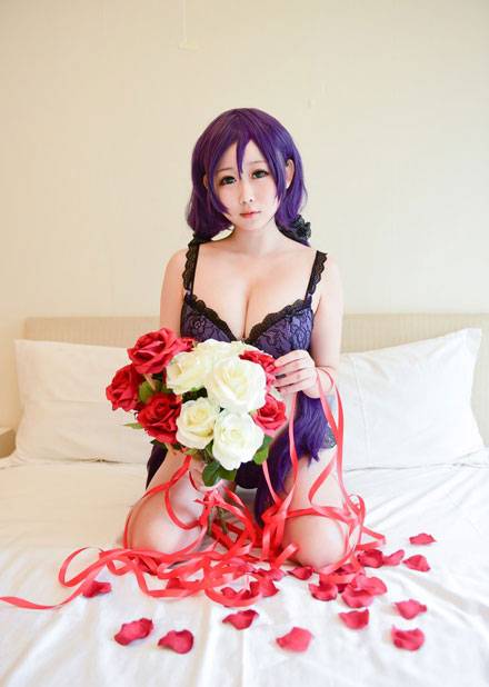 清纯萌妹东条希内衣福利COS（6）