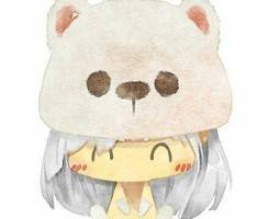 戴着各种萌动物帽子的插画女生微信头像图片