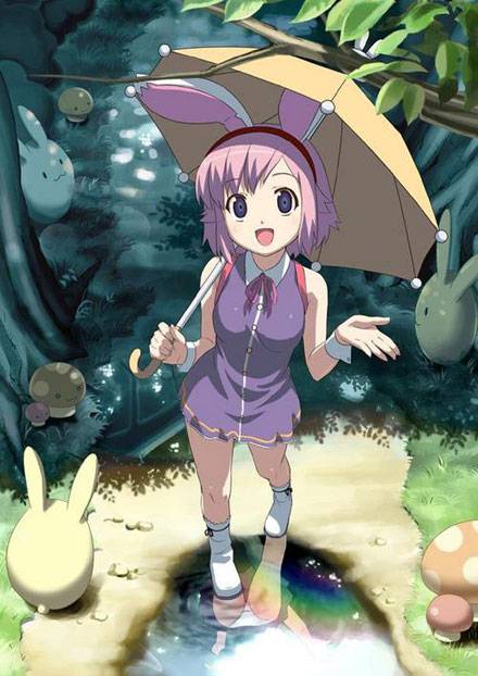 二次元打伞美少女合集(9)