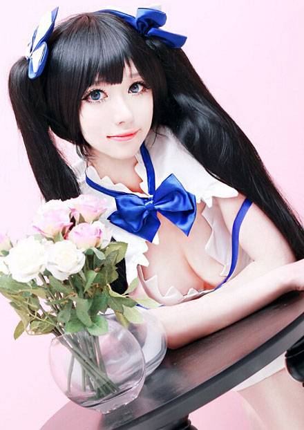 韩国清纯萌妹SAIDA赫斯缇雅COS（3）